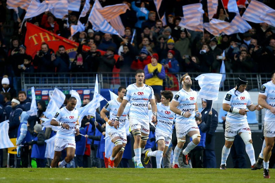 ERCC - Racing 92 vs Munster - L'entrée des joueurs sur le terrain