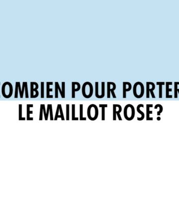 Derby - Combien pour porter le maillot rose ?