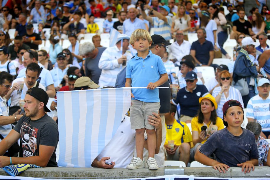 Un jeune supporter du Racing 92