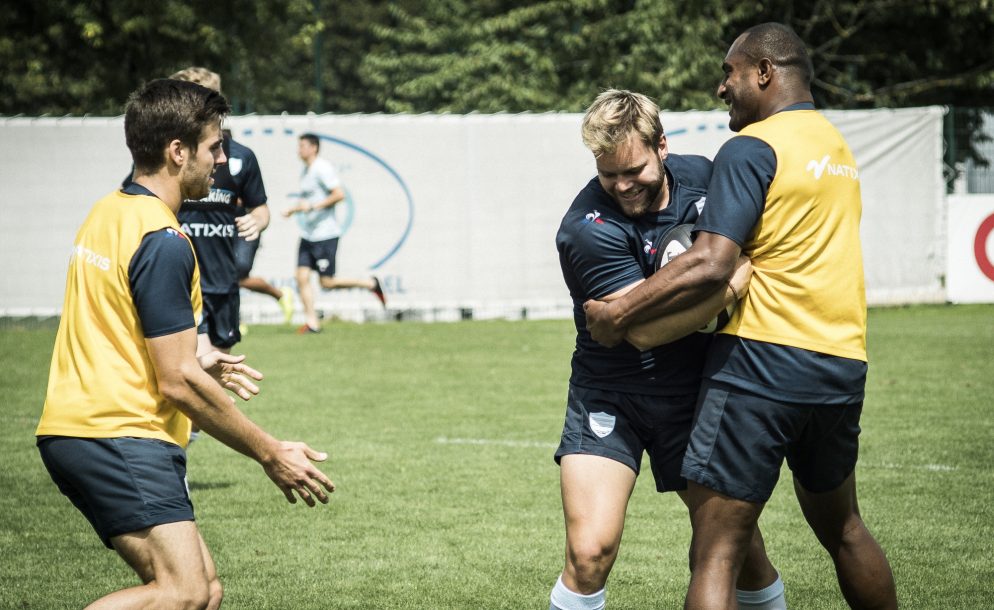 Leo Paris &amp; Joe Rokocoko - Entrainement ouvert au public