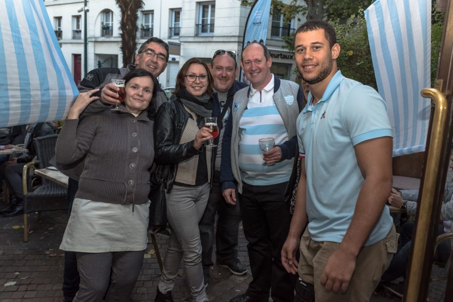 Matthieu Voisin &amp; les supporters Ciel et Blanc