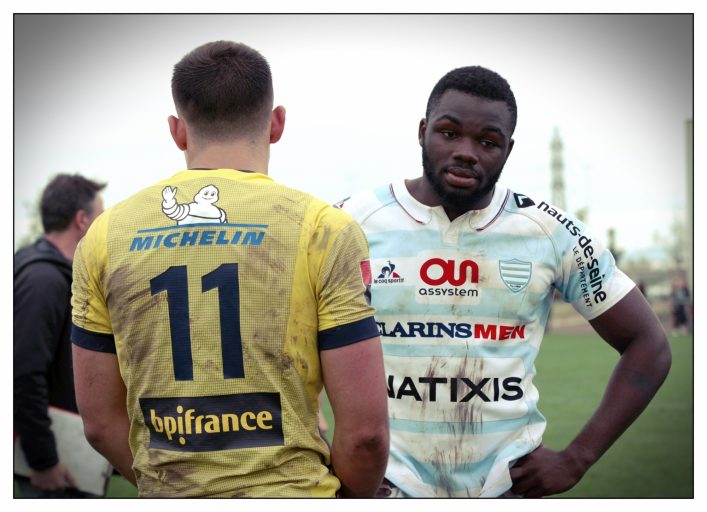 Zani Dembele lors du match ASM - Racing 92