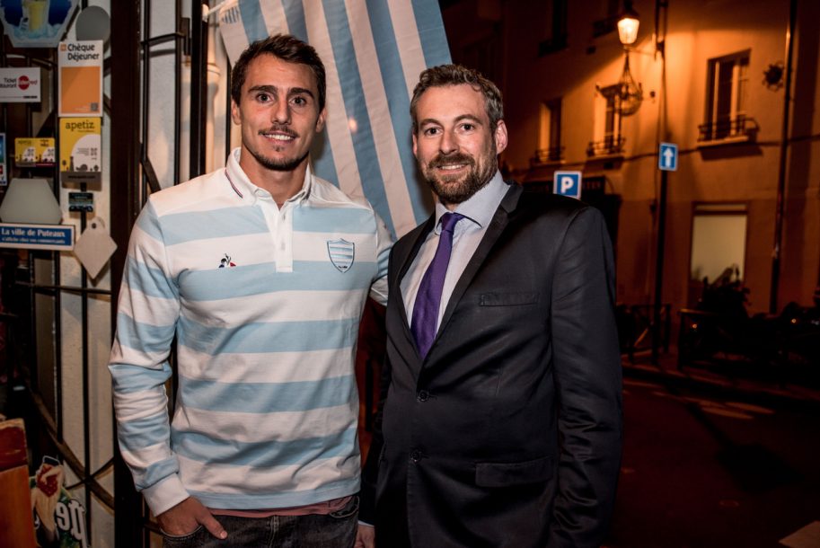 Juan Imhoff à la rencontre des supporters au Longchamps