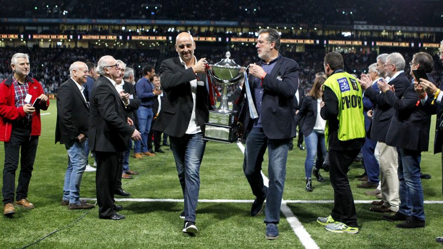 Présentation du trophée Bouscatel Coubertin, Racing 92 vs Stade Toulousain, la première à la U Arena