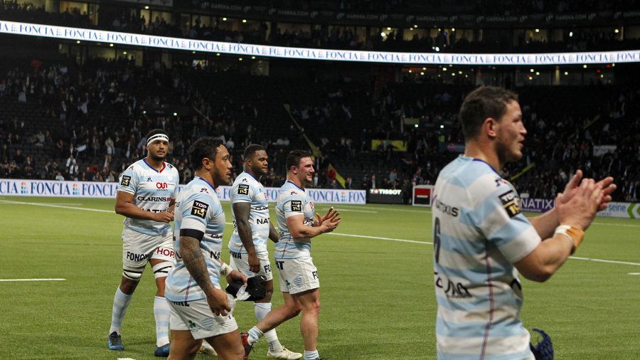 Tour d'honneur des joueurs - Racing 92 vs Stade Toulousain, la première à la U Arena