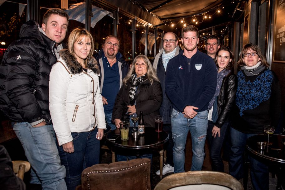 Soirée conviviale hier soir à l'Iguana avec Louis Dupichot et les supporters Ciel et Blanc