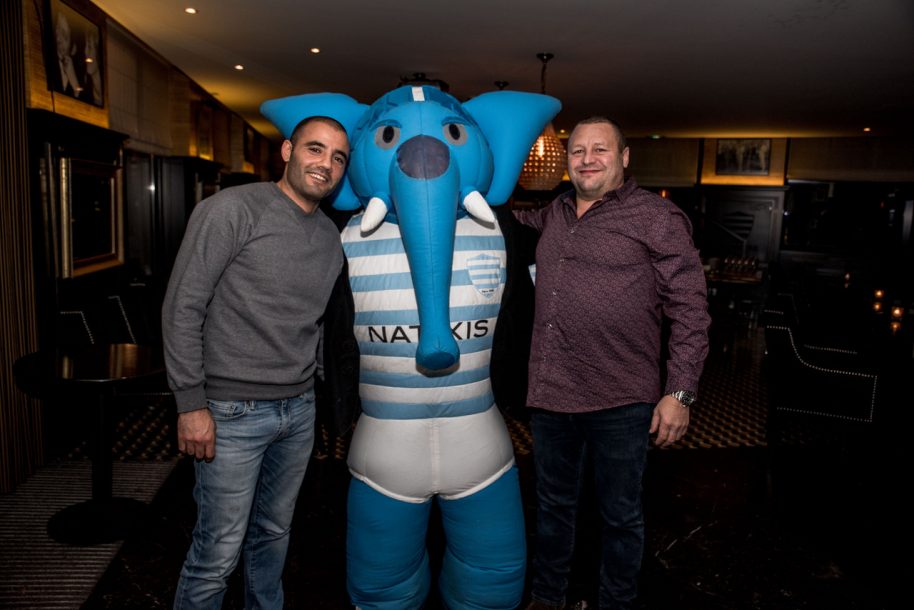 Soirée conviviale hier soir à l'Iguana avec Louis Dupichot et les supporters Ciel et Blanc