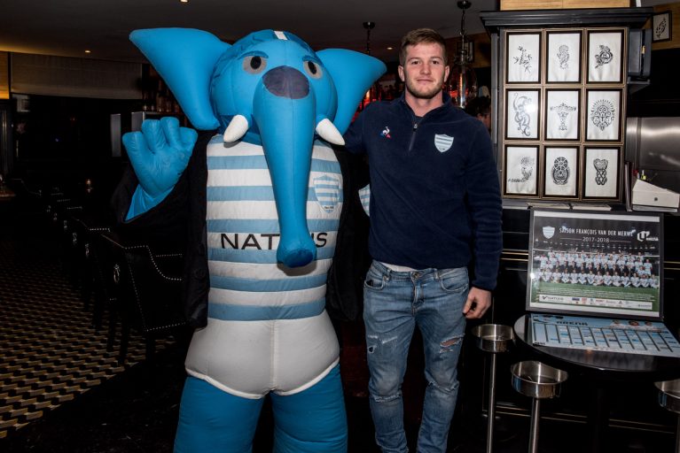 Soirée conviviale hier soir à l'Iguana avec Louis Dupichot et les supporters Ciel et Blanc