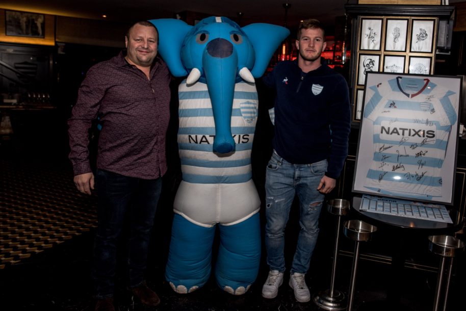 Soirée conviviale hier soir à l'Iguana avec Louis Dupichot et les supporters Ciel et Blanc