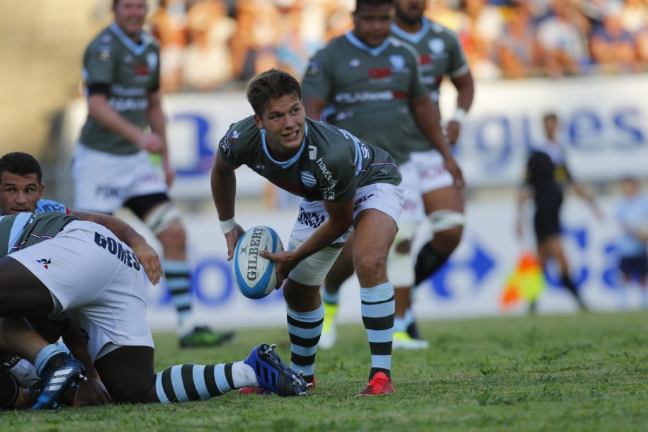 Antoine Gibert lors du match amical Bayonne vs Racing en aout