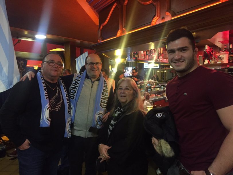 Une soirée entre supporters et le jeune Teddy Baubigny