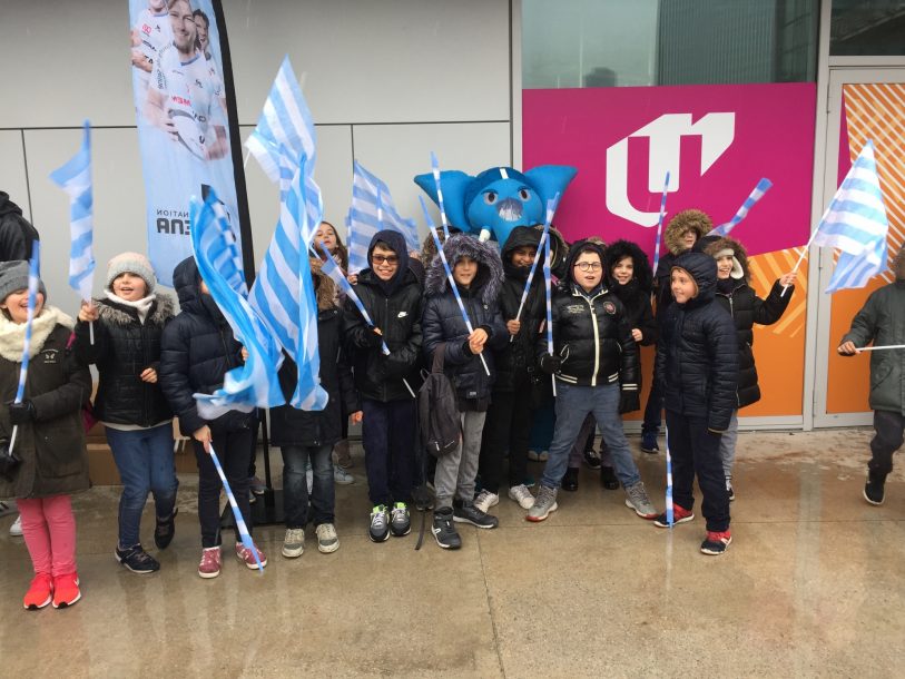 Les Ecoles de Rugby étaient présentes à la U Arena pour le derby !