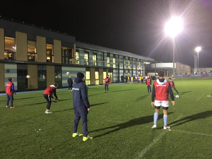 Entrainement de l'Académie du Racing 92