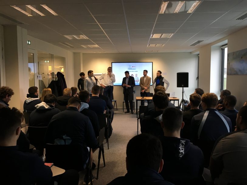 Présentation de la plateforme d'aide à l'emploi du Racing 92 avec Aesio