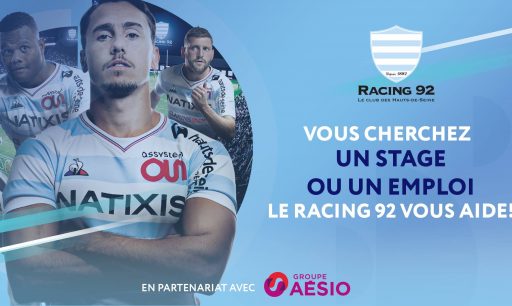 Le Racing 92 et Aésio vous aident à trouver un emploi ou un stage !