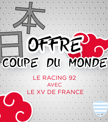 Le Racing 92 avec le XV de France