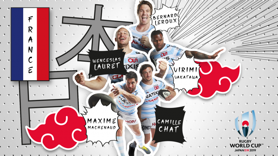 Les 5 Racingmen qui s'envolent vers le Japon 