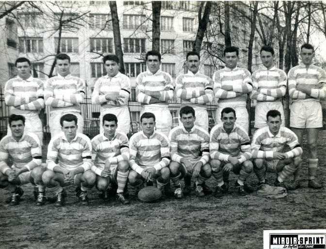 1958 : Fournier, Paillassa, Labernede, Moncla, Crauste, Grousset, Navarre, Masseboeuf, Conquet, Barbaste, Fernandez, Lasserre, Debet, Marquesuzaa, Chapuis