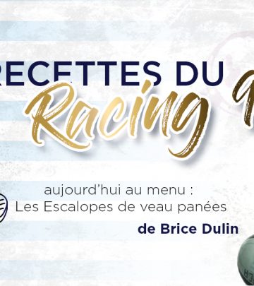 Les Recettes du Racing 92 - Les escalopes de veau panées de Brice Dulin