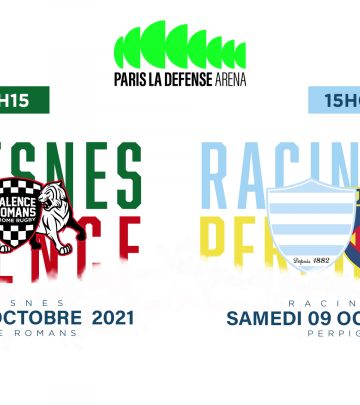 Rugby Club Suresnes v Valence Romans à Paris La Défense Arena !
