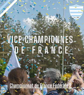 Les féminines sont vice-championnes de France !