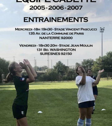 Entente Cadettes Racing 92 / Rugby Club de Suresnes