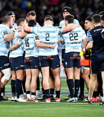 ASM CLERMONT V RACING 92  - la compo des Ciel et Blanc
