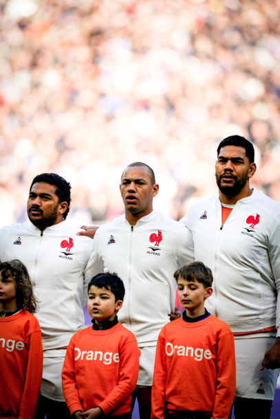 Gaël Fickou lors du match France-Ecosse en février 2023