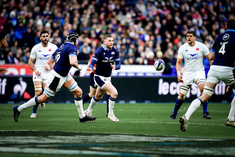 Finn Russell lors du match France-Ecosse en février 2023