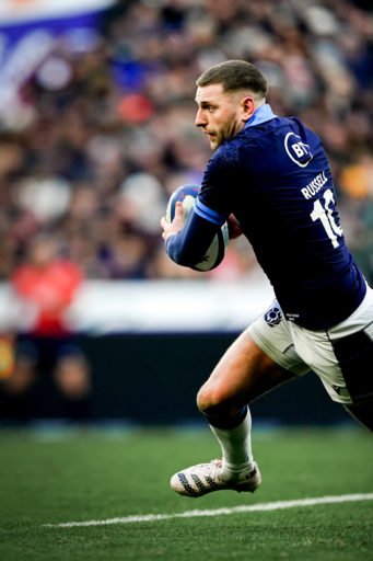 Finn Russell lors du match France-Ecosse en février 2023