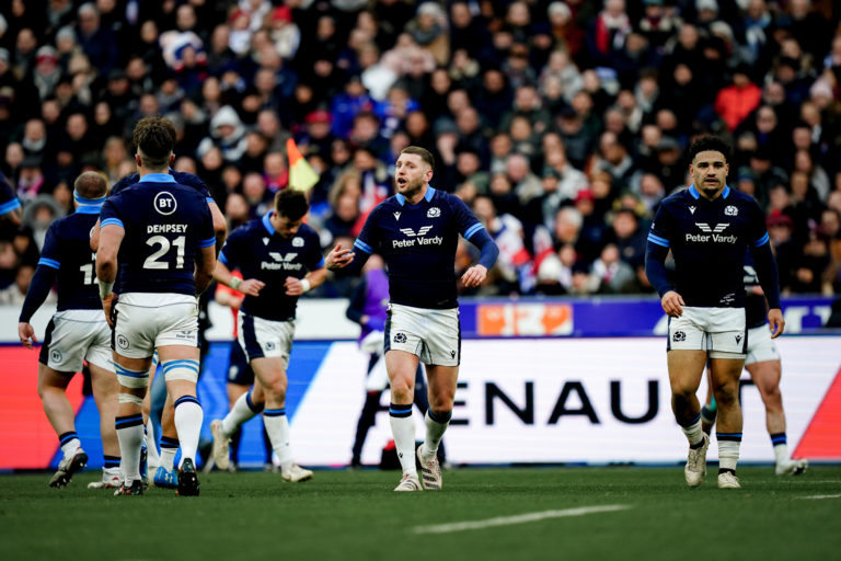 Finn Russell lors du match France-Ecosse en février 2023