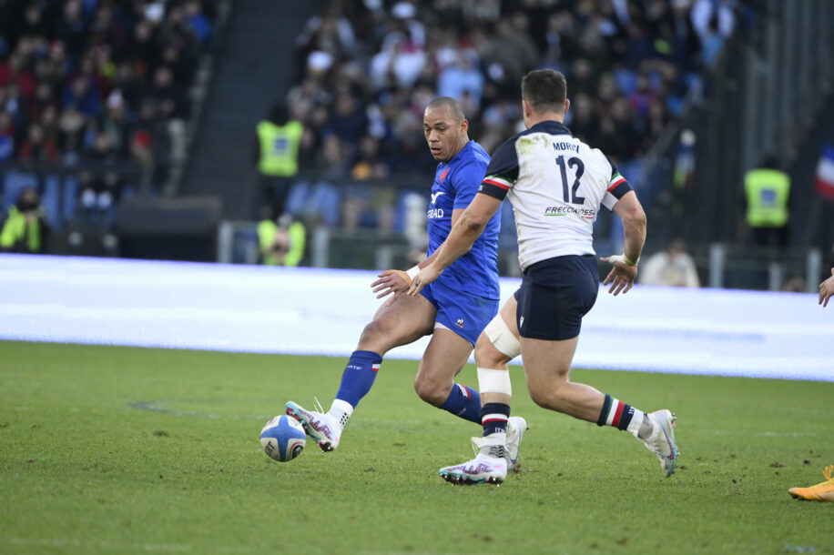 Gaël Fickou lors du match Italie-France du dimanche 5 février 2023 (24-29)