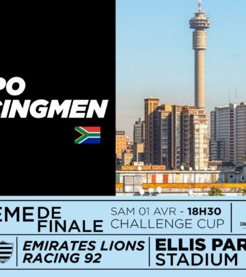 Emirates Lions v Racing 92 - La compo des Racingmen