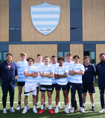 8 Ciel et Blanc à l' Académie pôle espoirs rugby de Lakanal