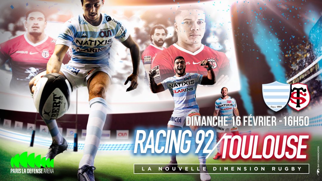 Le Racing 92 reçoit le Champion de France