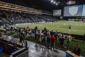 Vue depuis la zone Membre 1882 en bord terrain