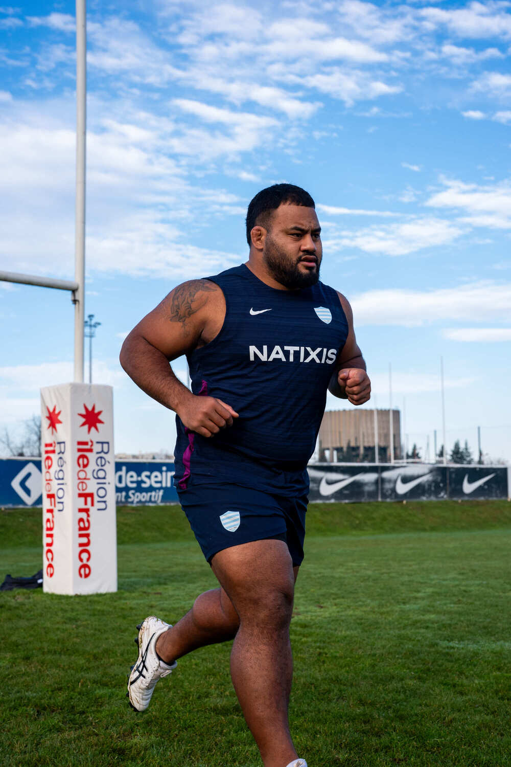 taniela tupou premier entrainement au racing 92