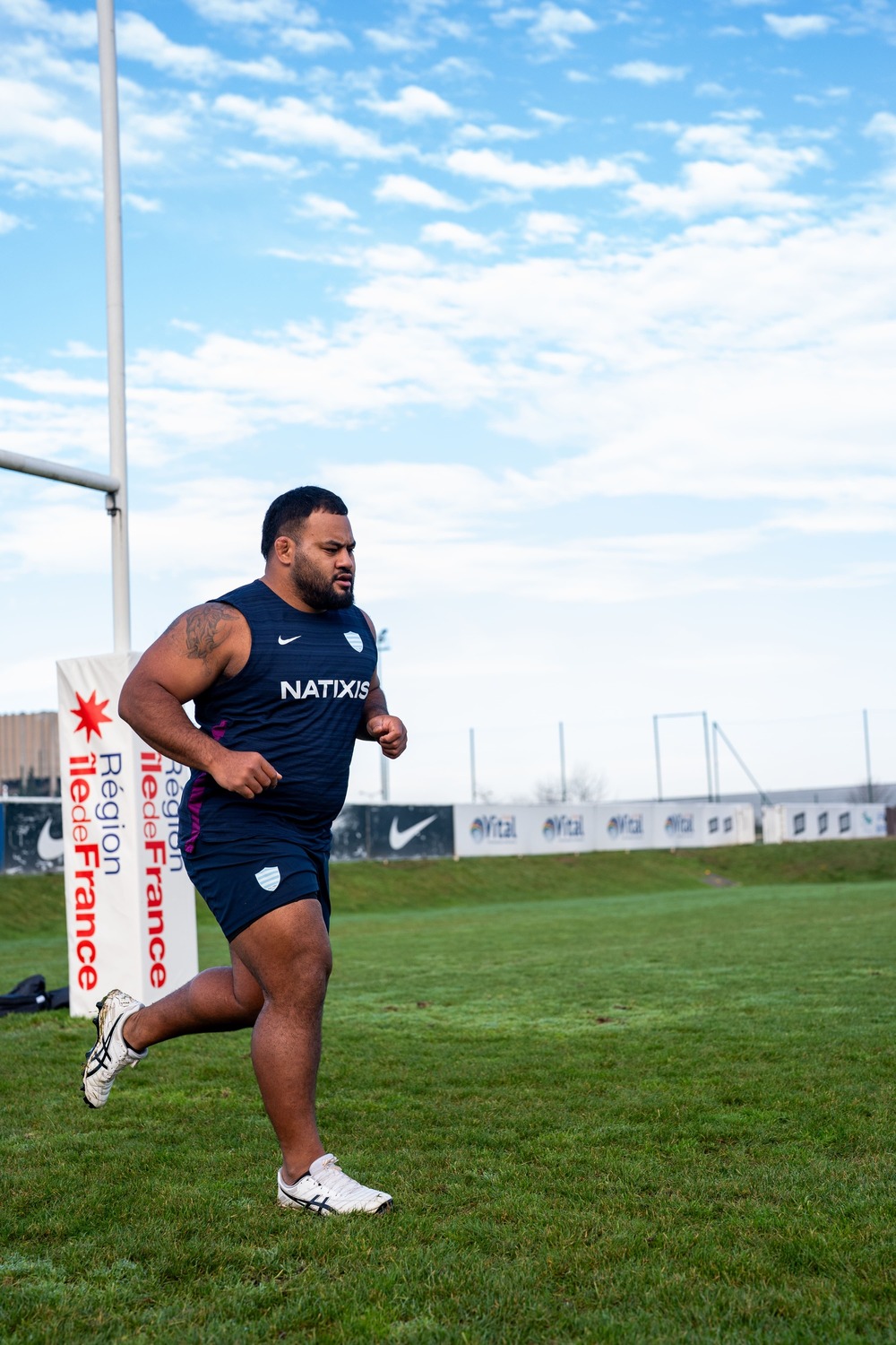 taniela tupou premier entrainement au racing 92