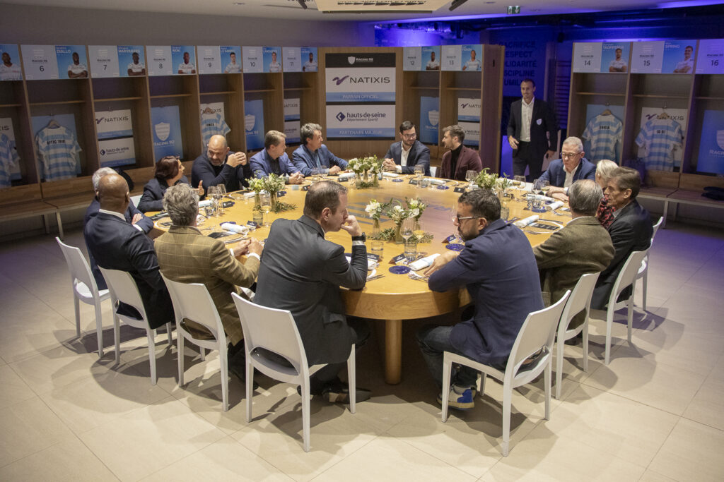 diner des partenaires du racing 92 racing business club