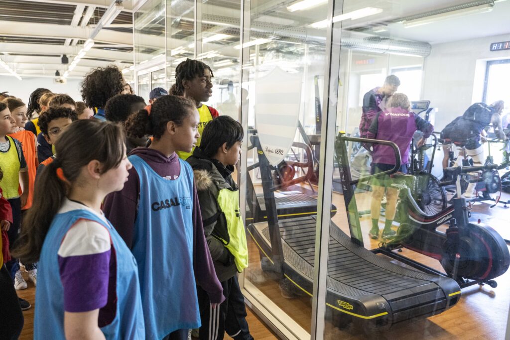 stage d’entraînement qui sera organisé par le Racing dans son centre d’entraînement du Plessis pour les collégiens qui ont participé au Trophée Rugby