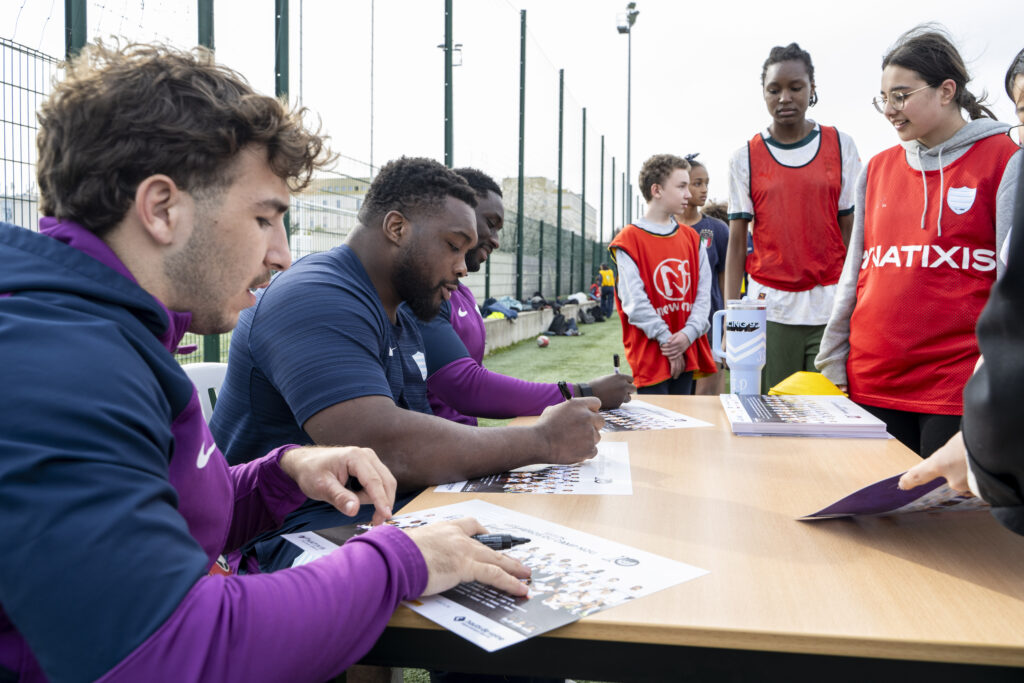 stage d’entraînement qui sera organisé par le Racing dans son centre d’entraînement du Plessis pour les collégiens qui ont participé au Trophée Rugby