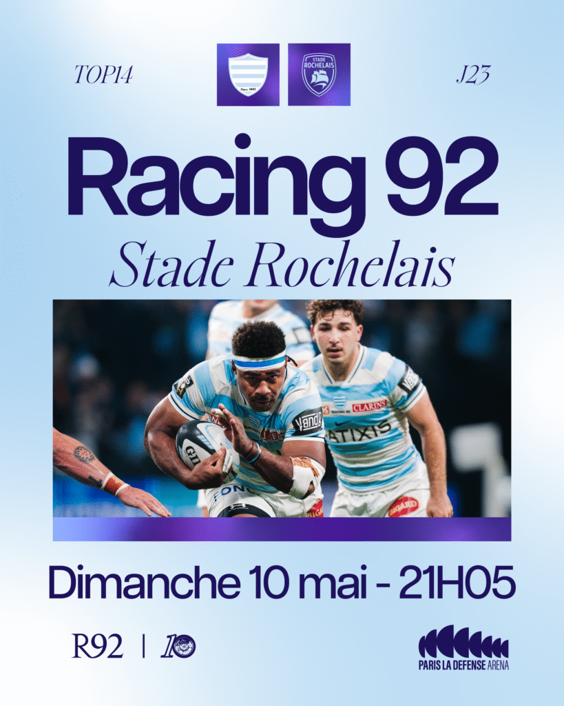 racing 92 stade rochelais paris la défense arena