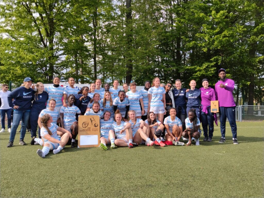 racing 92 équipe féminine fédérale 2 championnes régionales