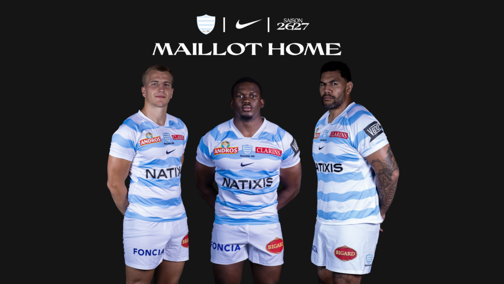 racing 92 nike maillot domicile 26-27