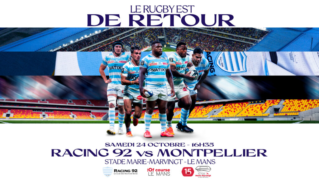 racing 92 Montpellier H Rugby le mans