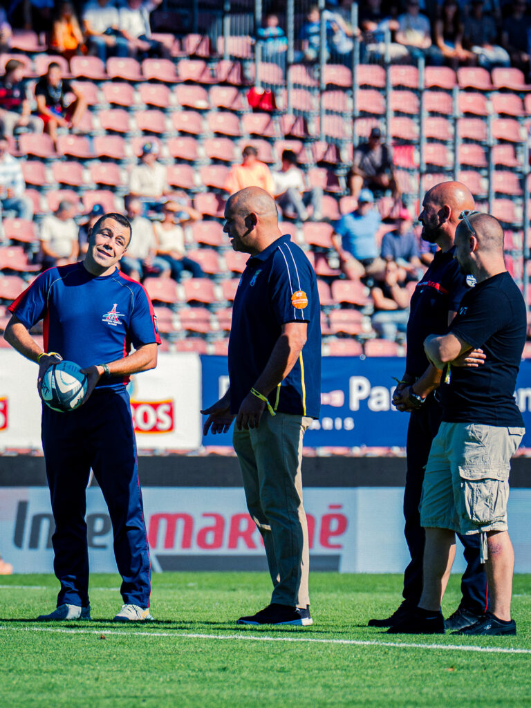 coup d'envoi fictif pompier racing 92